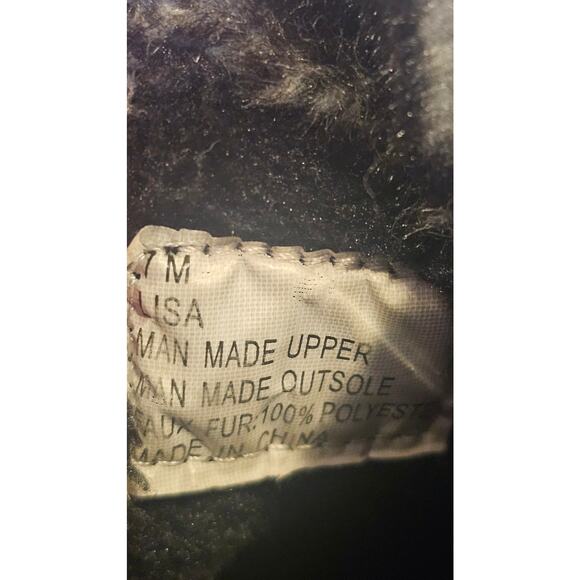 Totes Women's Lisa Snow Boot, Quilted, Faux Fur Lined, Sz 7M - Picture 5 of 7